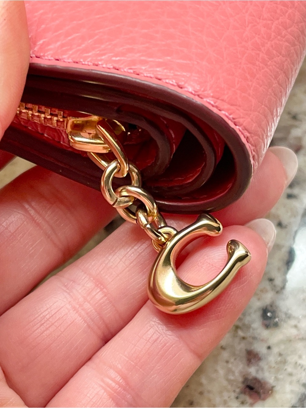 Coach Pink Bi-fold Wallet NWOT - Picture 11 of 12